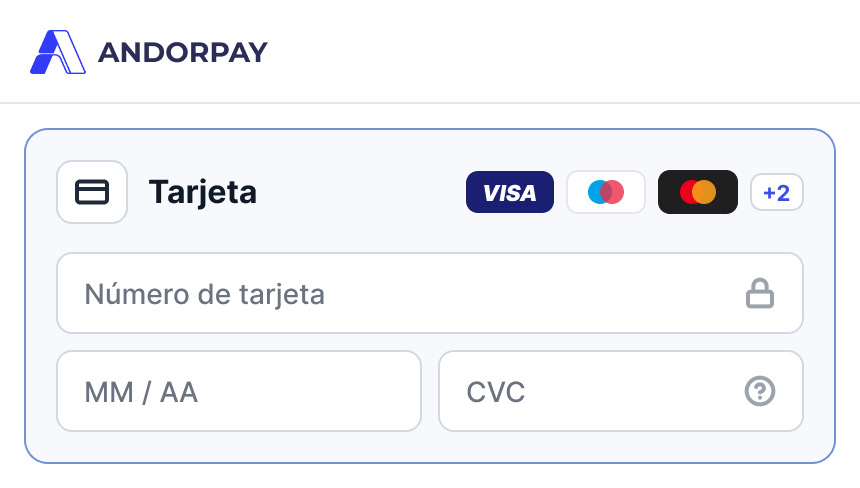 Pago con tarjeta integrado en una web
