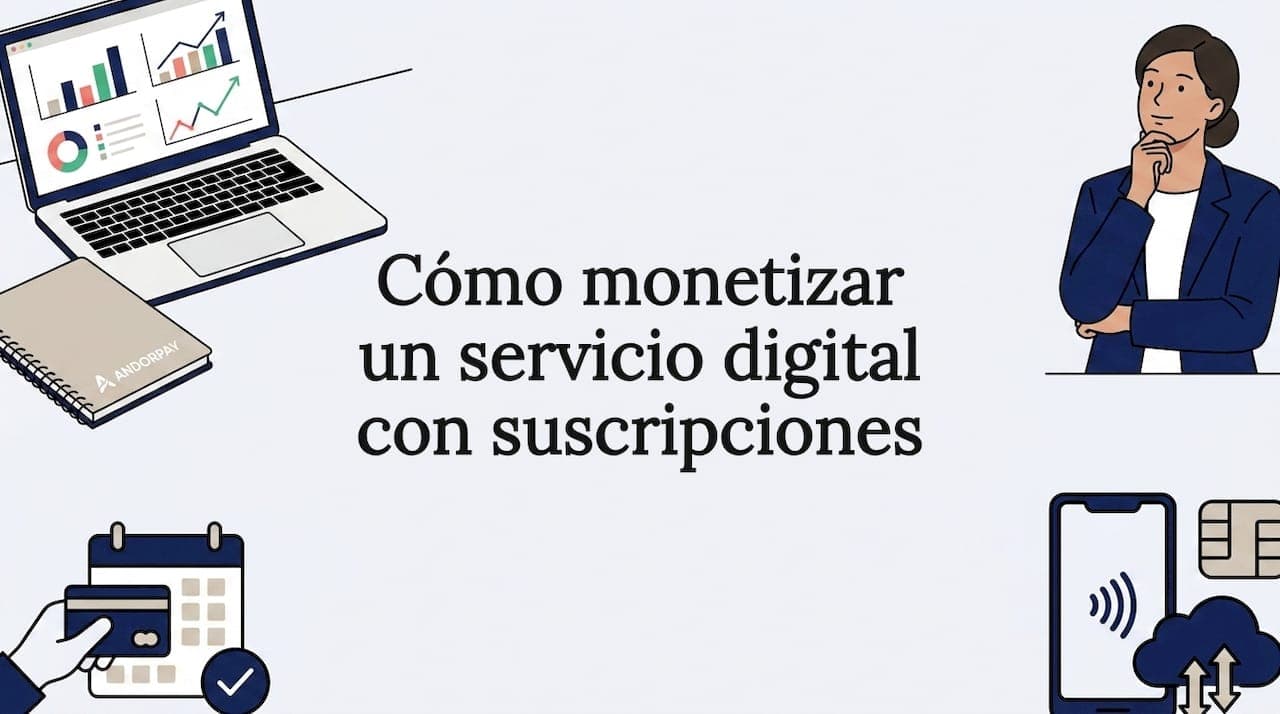 Cómo monetizar un servicio digital con suscripciones