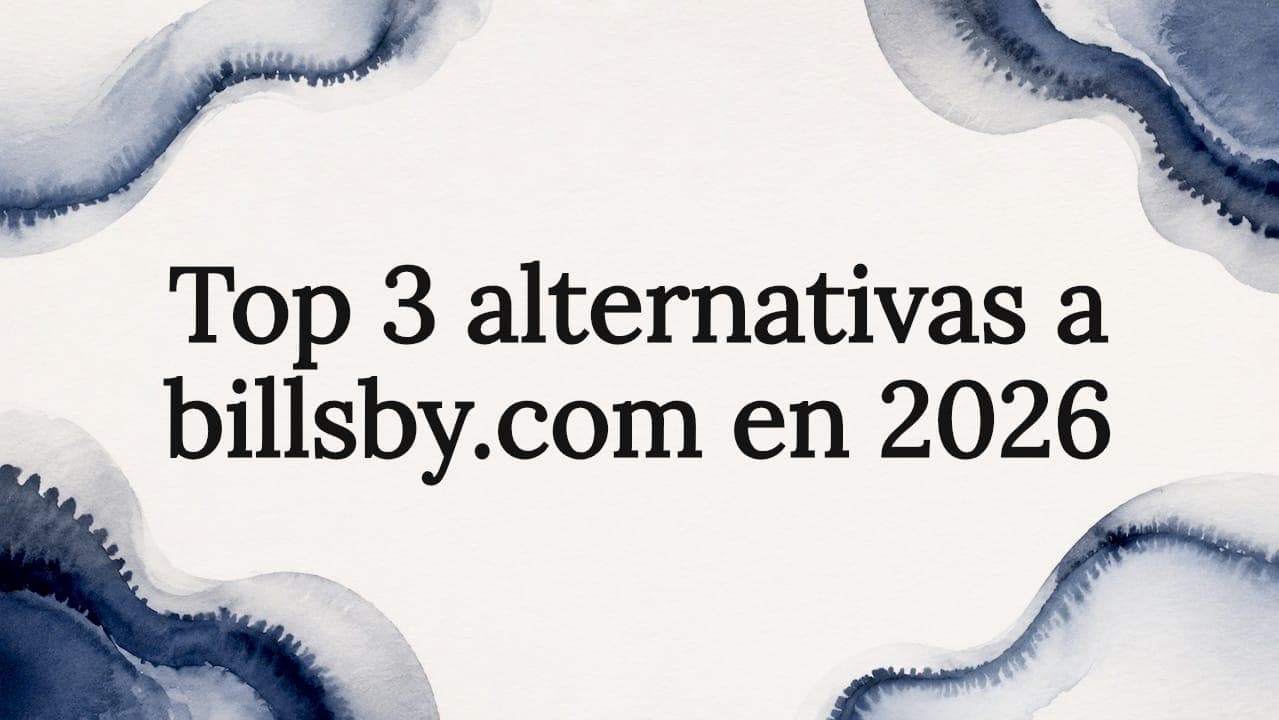Top 3 alternativas a billsby.com en 2026